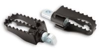 Burly Brand MX Mini bear trap foot pegs with bottle opener for most Harley models