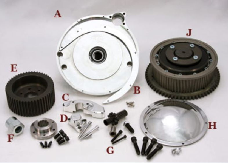 Shovel 4 Speed Harley Trans 7078 Electric start " SHORTY" 2" Belt