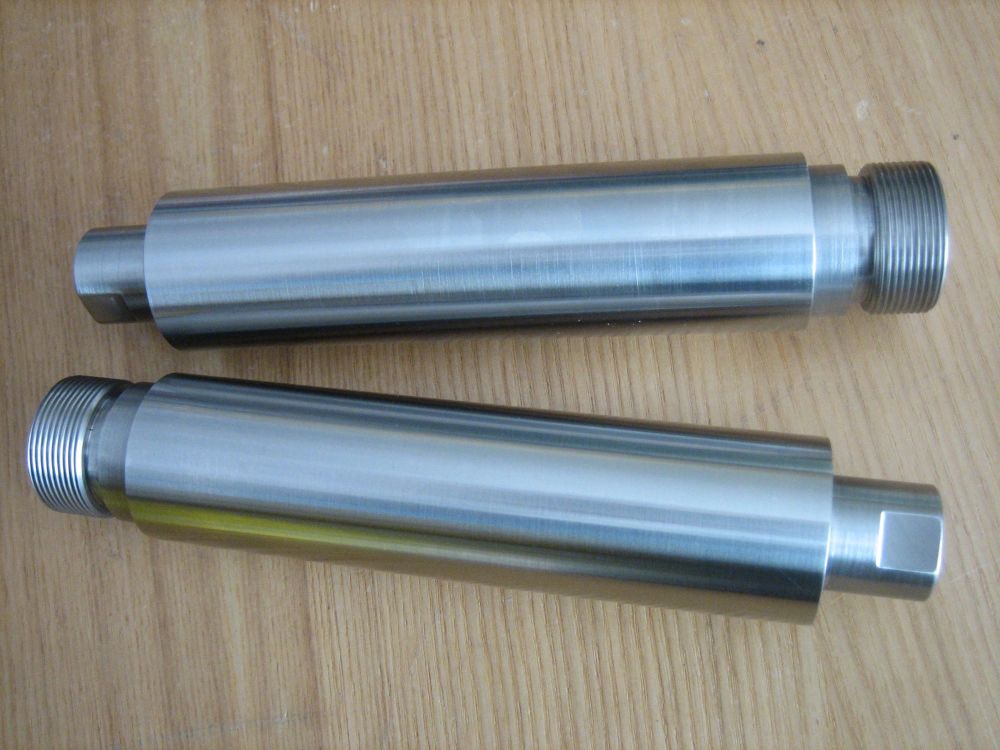 41mm Harley Fork Extensions Made in Stainless Steel