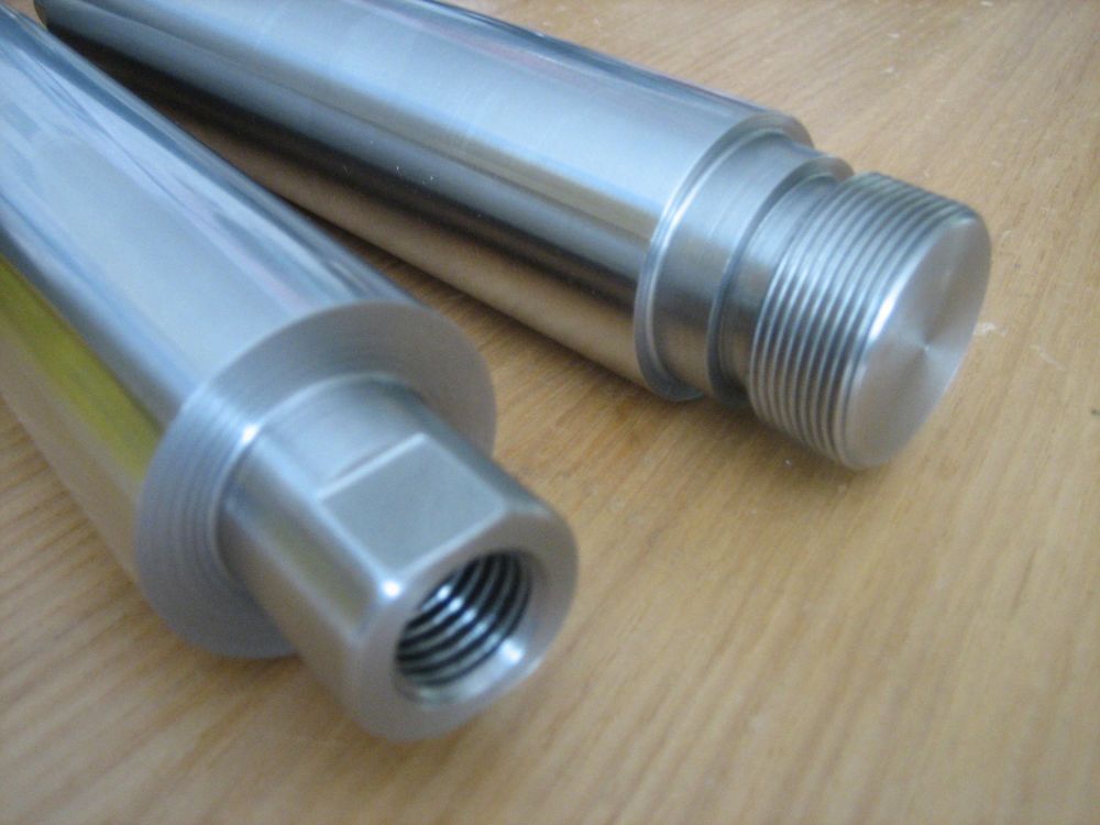 41mm Harley Fork Extensions Made in Stainless Steel