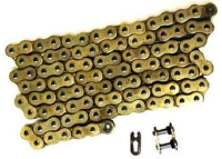 120 Link Heavy Duty "O" Ring 530  For Harley Davidson chain conversion Bobber Chopper or any CUSTOM build GOLD finish