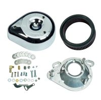 S&S Teardrop air cleaner assembly 84-92 Harley B/twins 86-90 XL models with Super E/G
