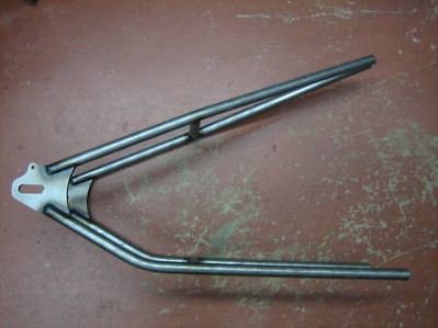 Weld on Hardtail NARROW 198mm axle I.D. width, Cold Drawn Seamless tubing