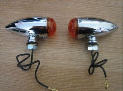 Bullet Marker Lights - Cycle Haven Fits Harley Davidson / Custom / Bobber /