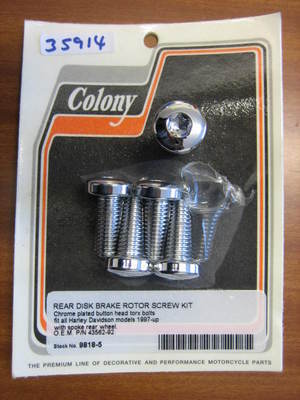REAR Disc Torx 3/8