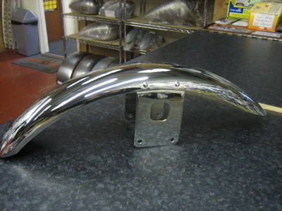 Chrome Front Fender Narrow Harley Custom Bobber Chopper