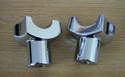 2" Handle Bar Risers ( for drop in Bolts ) For 1"Bar Chrome Fits Harley Davidson Models 