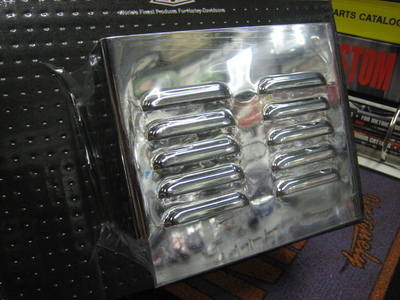 Louvered Battery Cover Chrome Cycle Haven