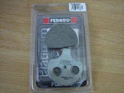 Disc pads FERODO Fits 84-99 Harley Davidson FDB352P Cycle Haven