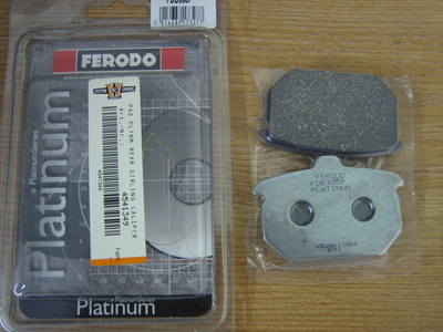 Disc pads Rear FERODO for Harley Davidson 82-E87 models FDB335P Cycle Haven