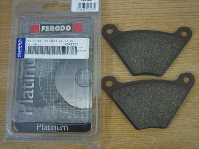 Disc pads for Harley Davidson Banana Cailper FERODO FDB185P Cycle Haven