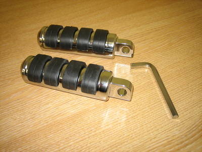 Foot Pegs Fits Harley Davidson Vibra-Kushion Small Male Mount Cycle Haven