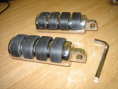Foot Pegs Large Male Mount Fits Harley Davidson cycle haven