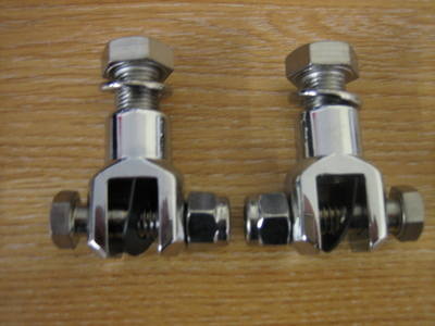 Chrome Clevis Foot Peg With Male Shank Fits Universal & Harley Cycle Haven