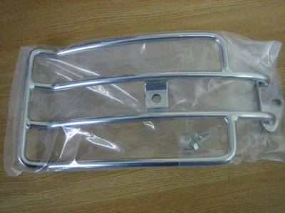 Chrome Solo Luggage Rack Fits Sportster CUSTOM Models ONLY 04-13 Harley Dav