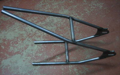 Weld on Hardtail MEDIUM 234mm axle I.D. width, Cold Drawn Seamless tubing