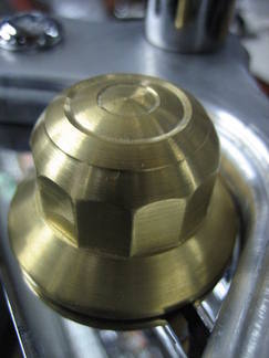 Springer Fork Brass Top Nut fits 1