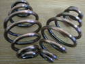 4" Copper Finish Solo Seat Springs 1 pair Fits harley Chopper Bobber Cycle Haven