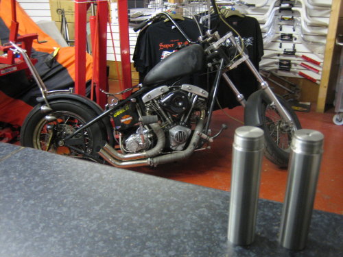 Fork Tube Extensions available from stock for Chopper Bobber or Custom Harl