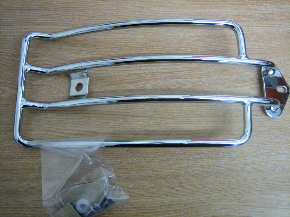 Dyna Wide Glide Chrome Solo Luggage Rack Fits 9305 Harley Davidson