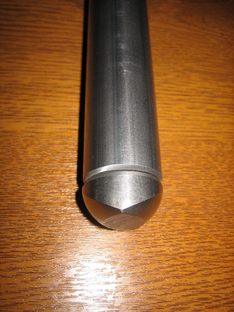 Axle plate weld in end tube cap
