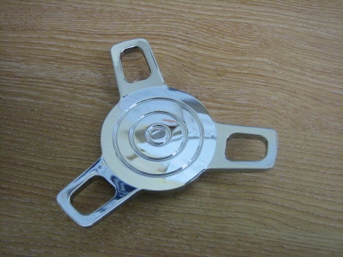 Chrome Spinner Gas Cap Cam Lock Style fits Harley Custom Bobber cycle Haven