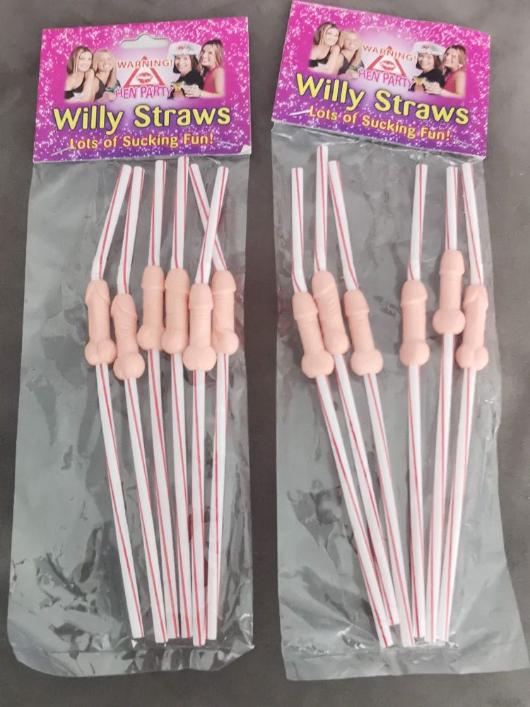 12 Willy straws