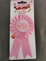 Bride to be rosette badge