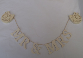 Mr and Mrs owl garland