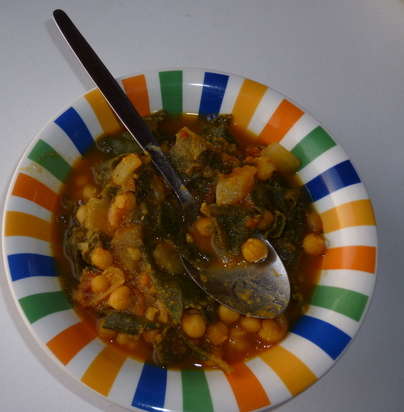 bowl of mallow soup