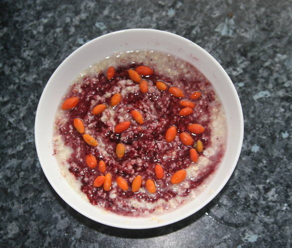lycium elderberry syrup porridge