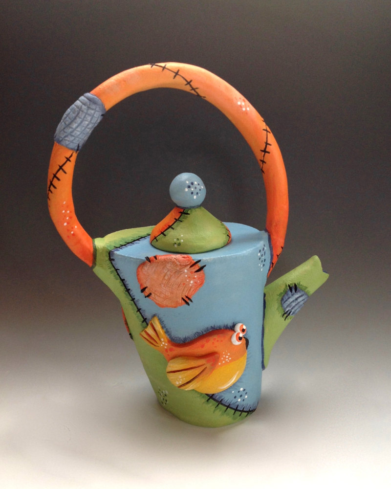 Whimsical Teapot for One