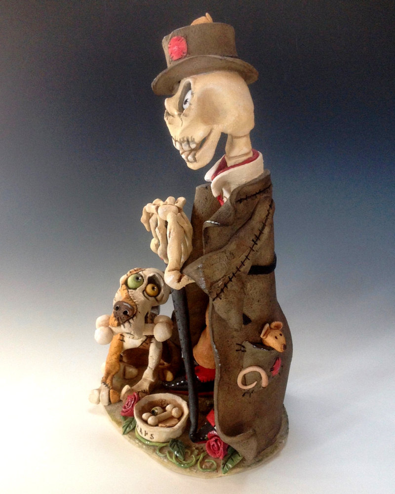 Dr Hoodoo of Voodoo - Ceramic Sculpture
