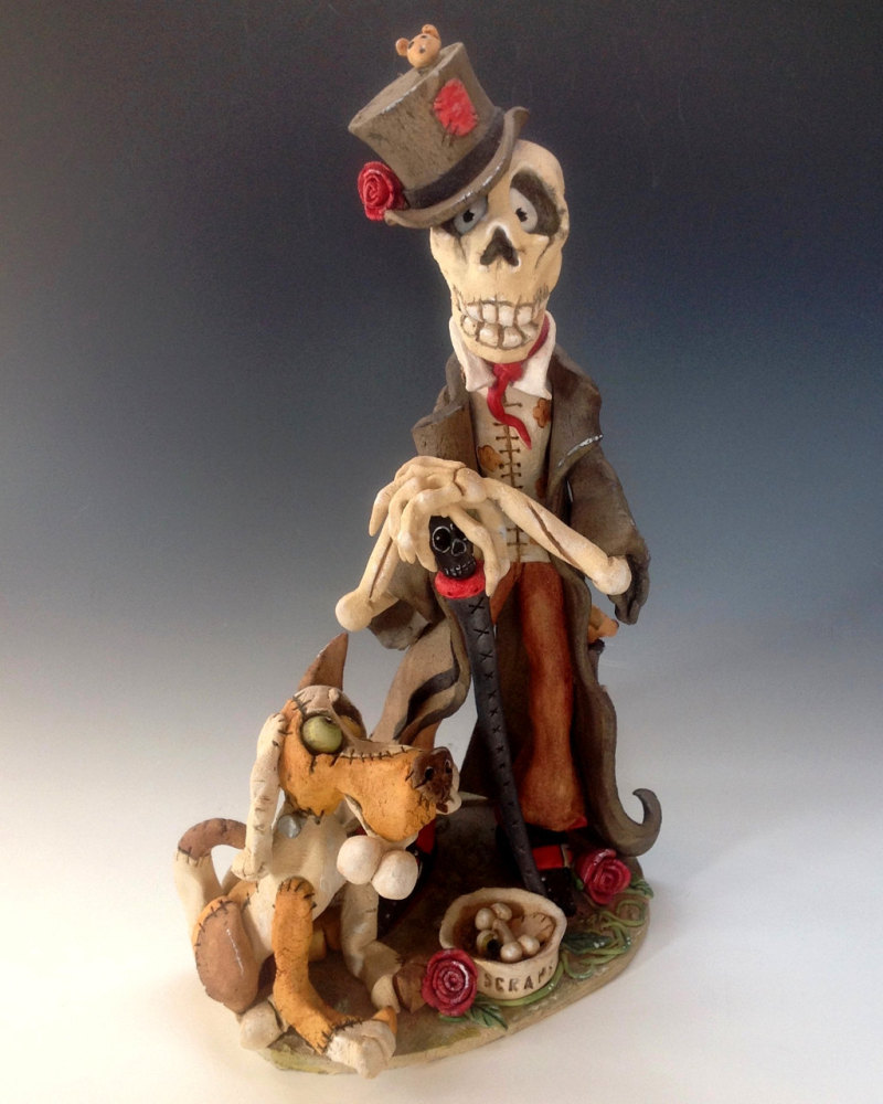 Dr Hoodoo of Voodoo - Ceramic Sculpture