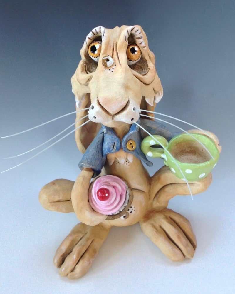 March Hare - Ceramic Sculpture