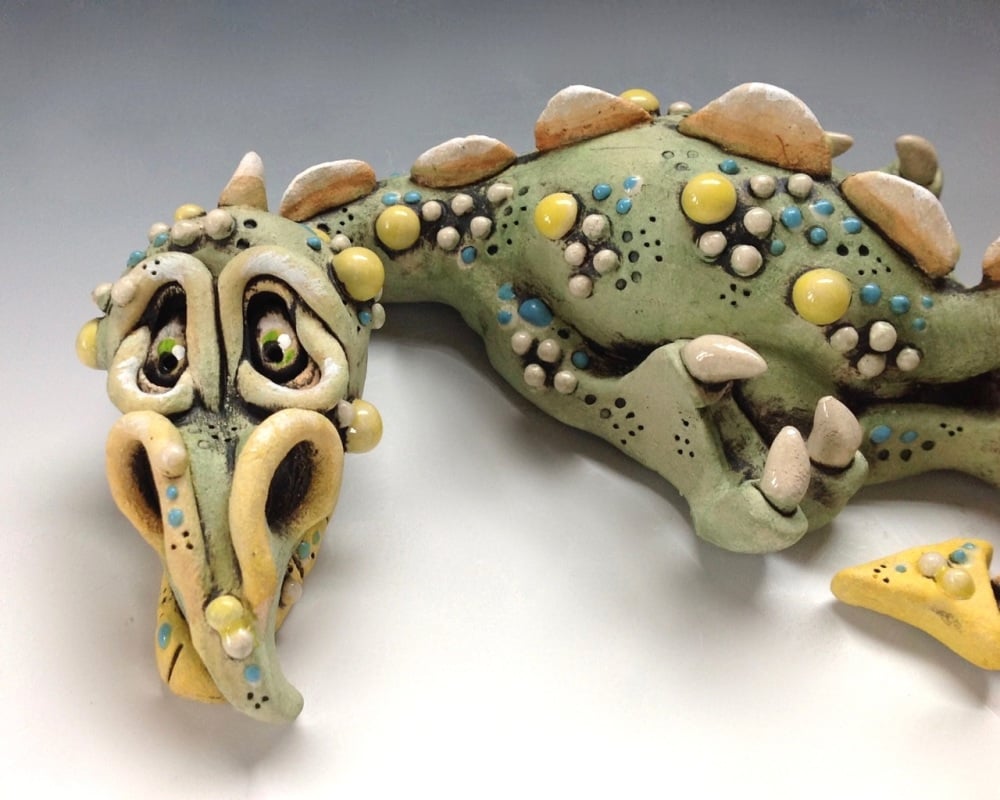 Nobby the Dragon - Ceramic Sculpture