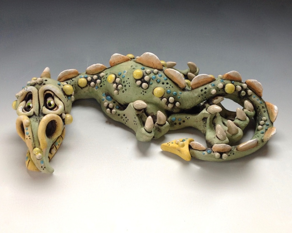 Nobby the Dragon - Ceramic Sculpture