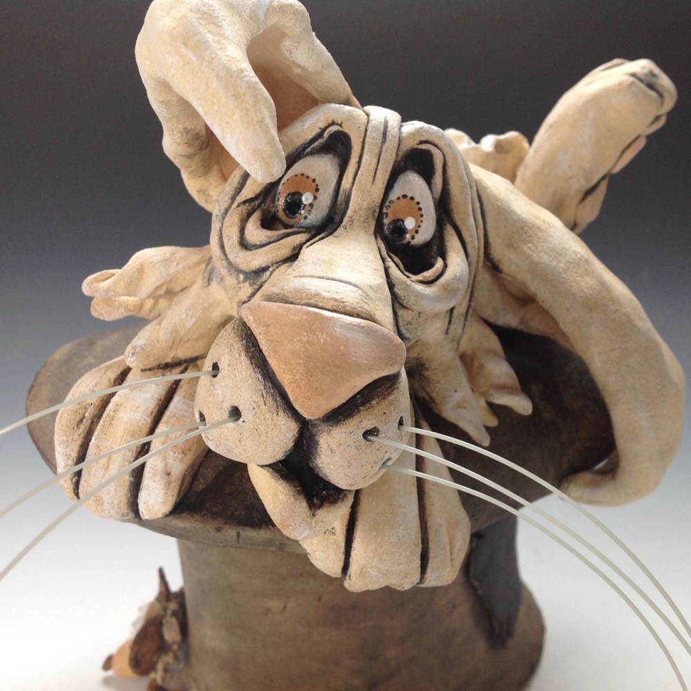 Magician's Rabbit Marley - Ceramic Sculpture