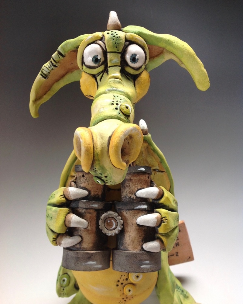 Dragon 'Gus' - Ceramic Sculpture