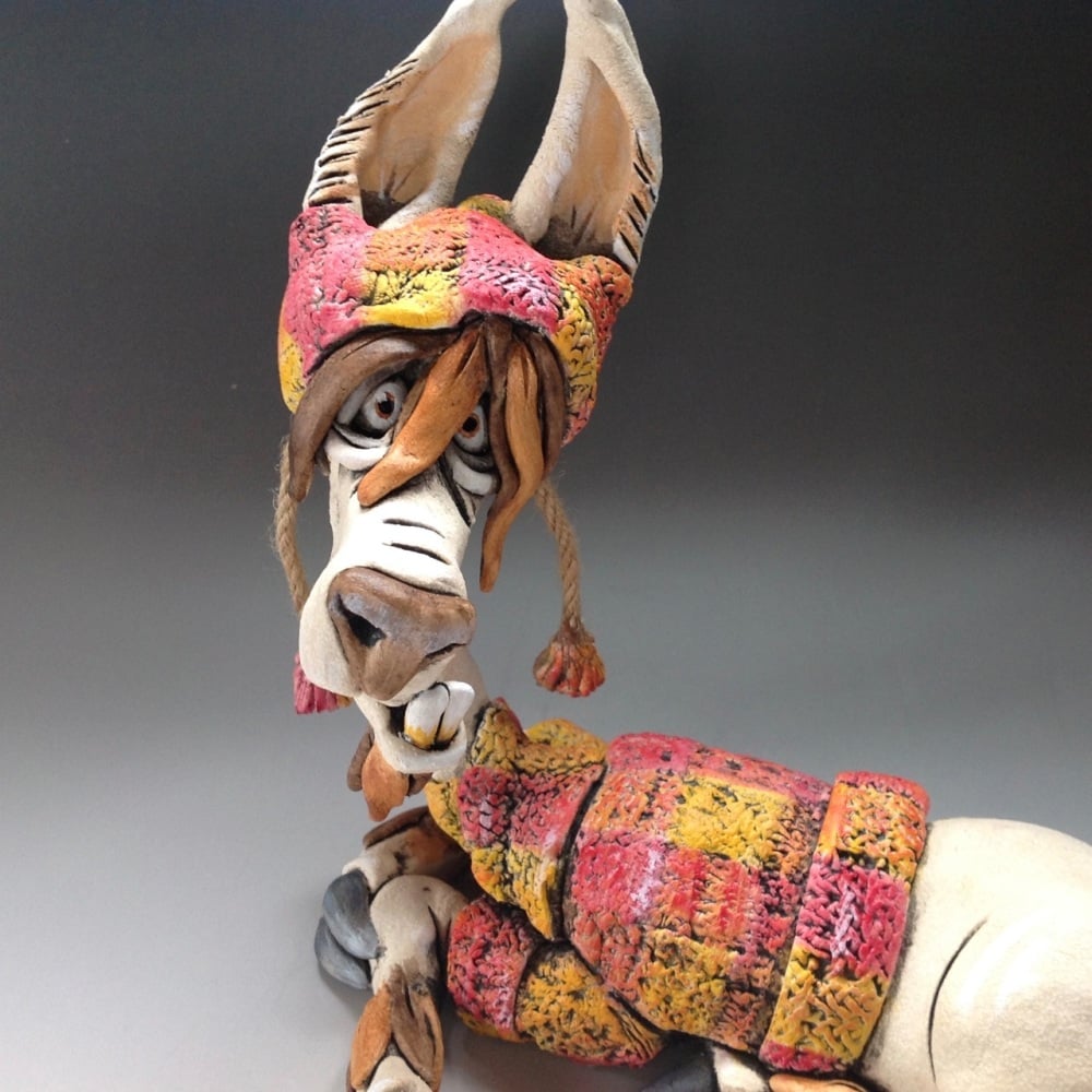 Llama Sculpture - Ceramic