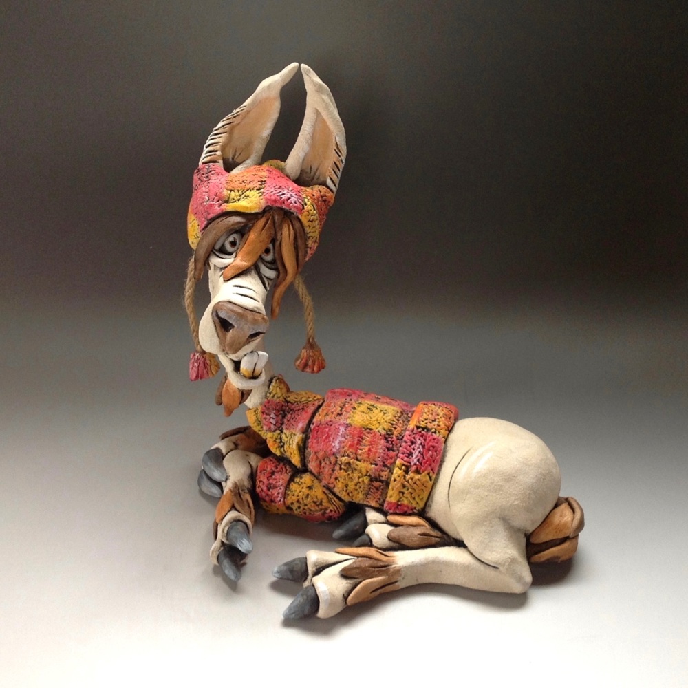 Llama Sculpture - Ceramic