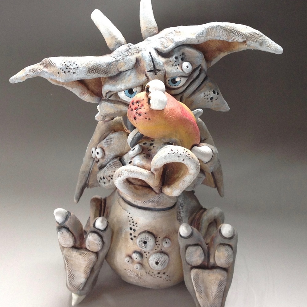 Gargoyle Sculpture - Ceramic