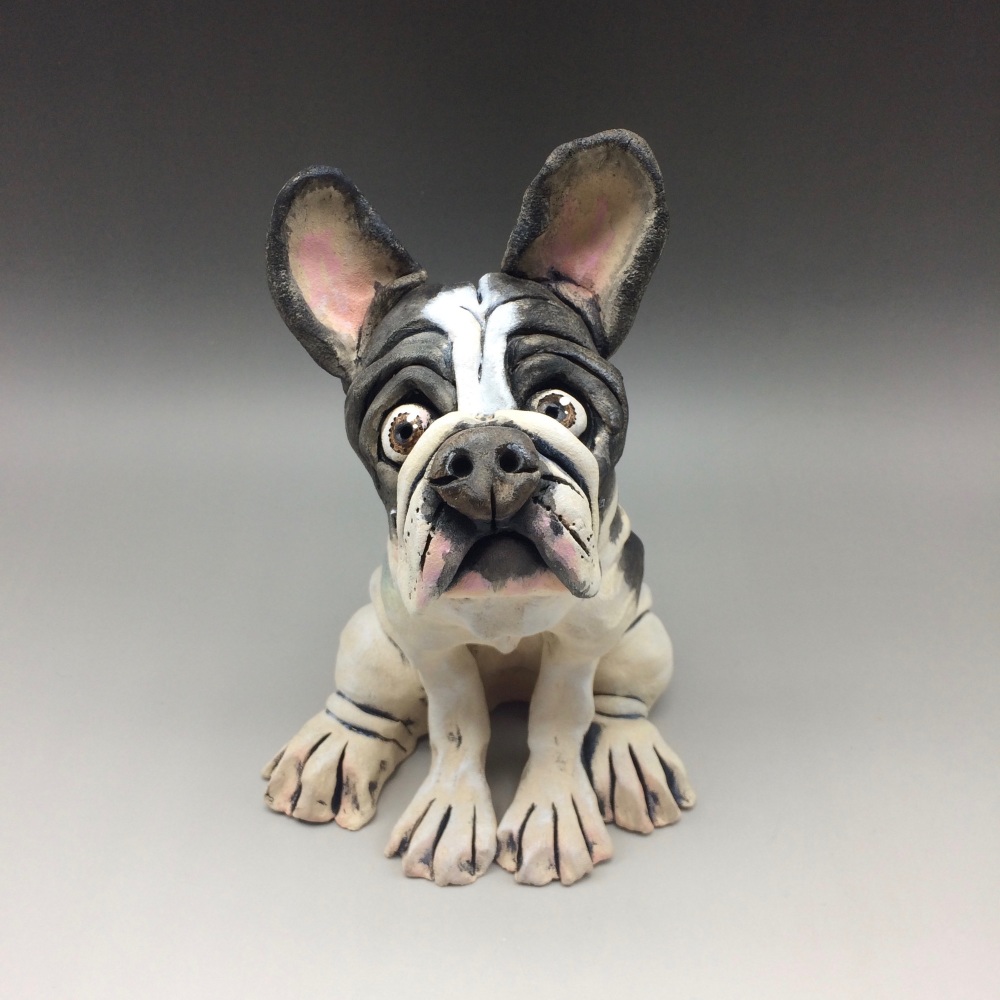 French Bulldog Sculpture - Ceramic