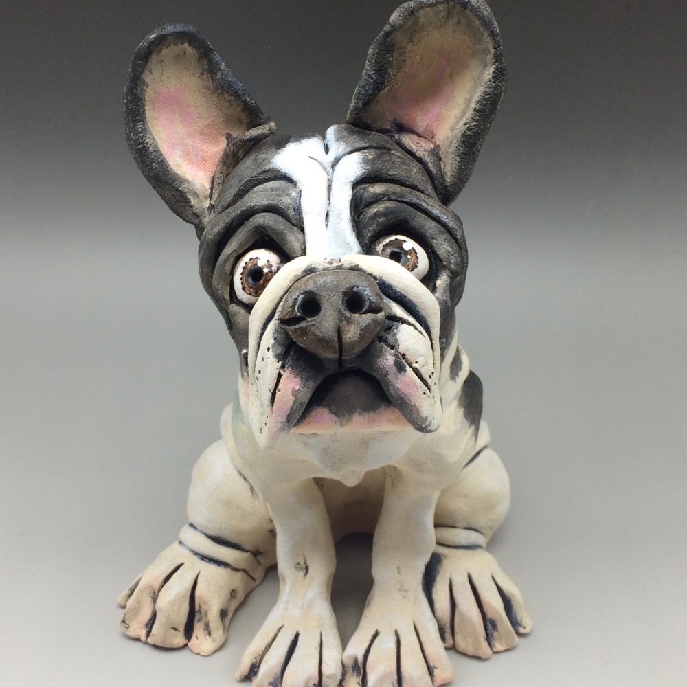 French Bulldog Sculpture - Ceramic