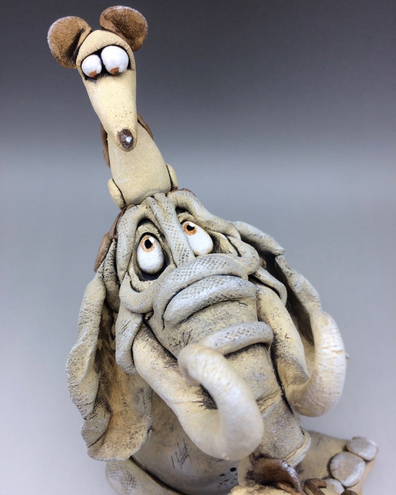 Elephant Sculpture - Ceramic