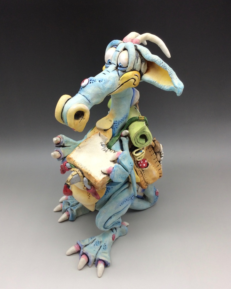 Miles the Traveller Dragon Sculpture