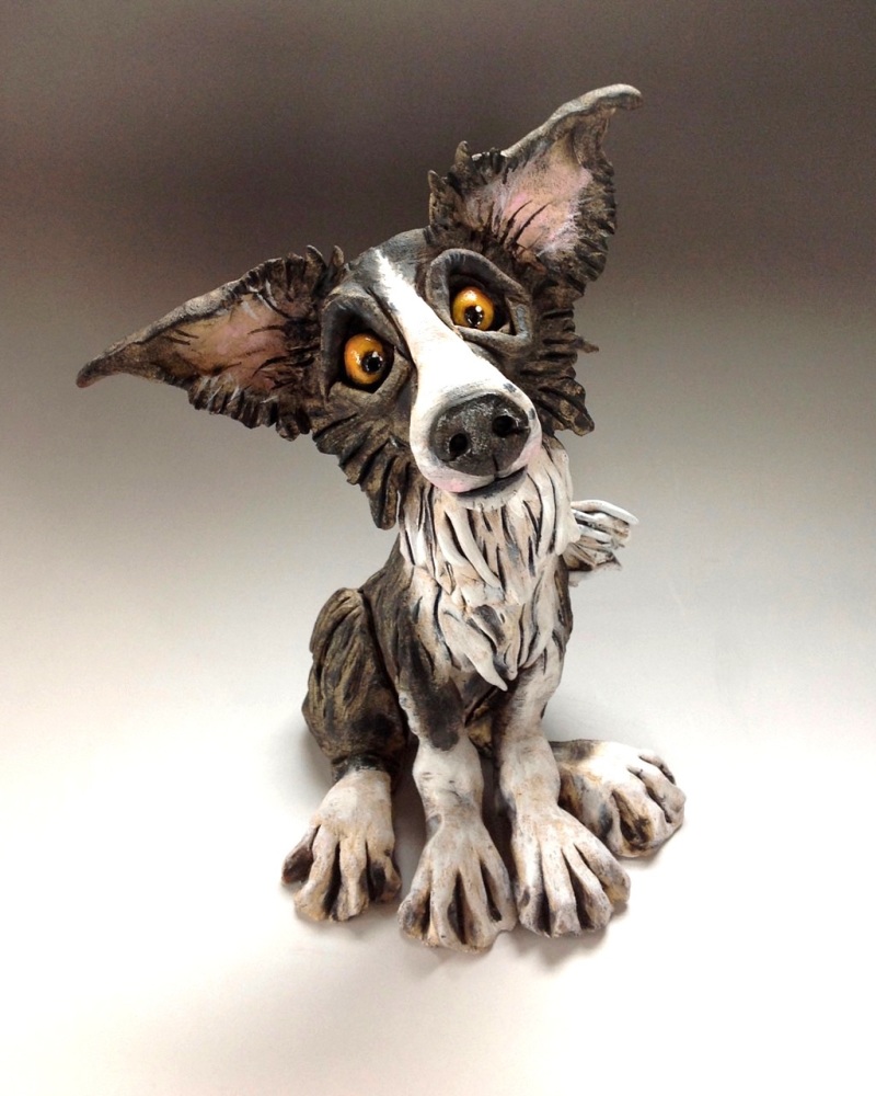 Custom Pet Sculptures, ceramic and hand made.