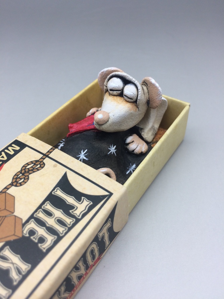 Mouse in a Matchbox Sculpture - The Knot