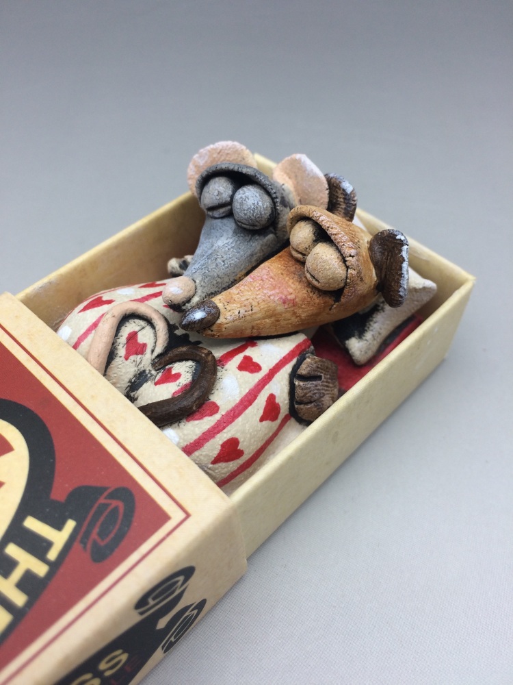 Mouse in a Matchbox Sculpture - The Cross