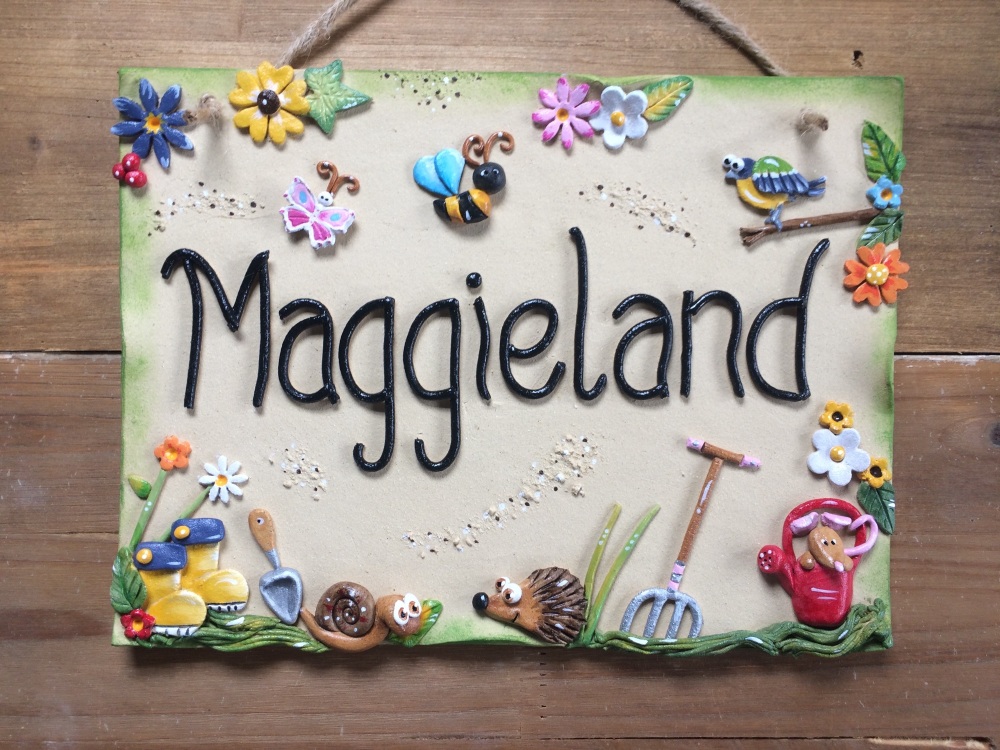 Garden Sign,  Wellies Design